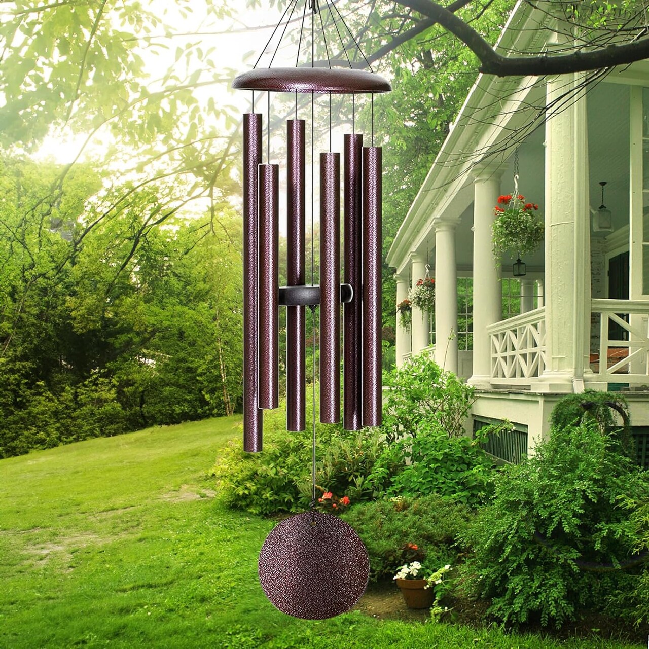 Wind Chimes for Outside Deep Tone, 38'' Large Memorial Wind Chimes Outdoor, Wind Chime Gifts for Mother's Day/Grandma, Sympathy Gifts, Bronze